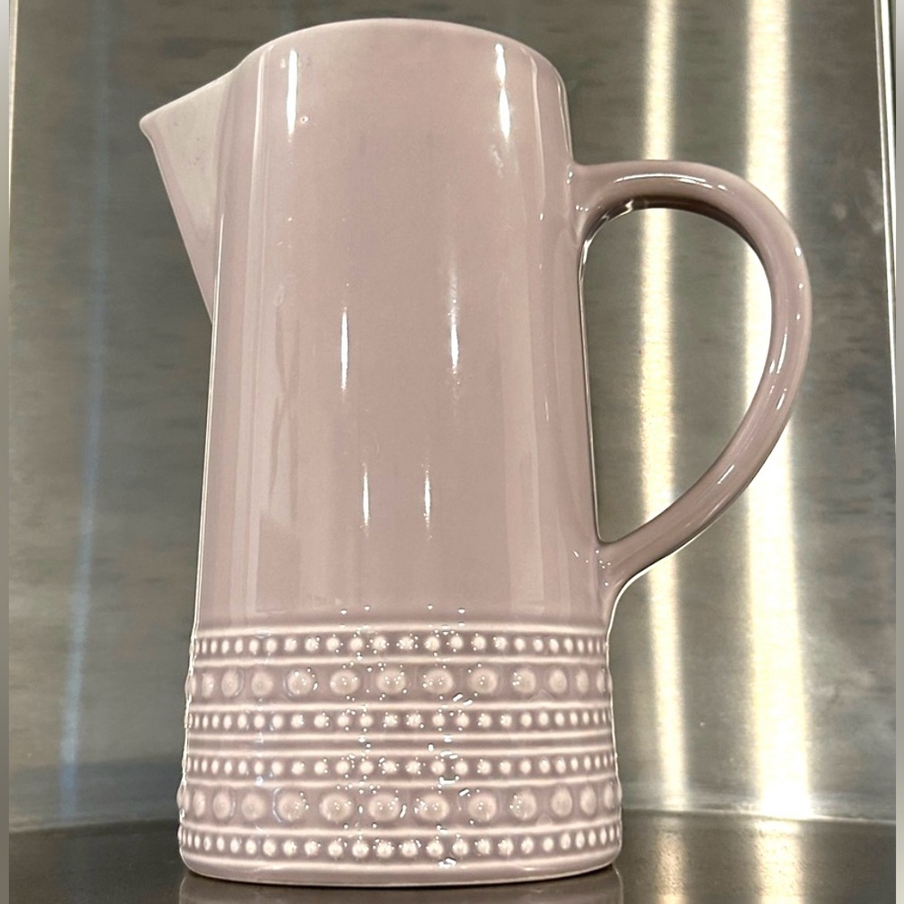 MatCeramica Lavender Pitcher Simple Design with Handle made in Portugal Ceramic